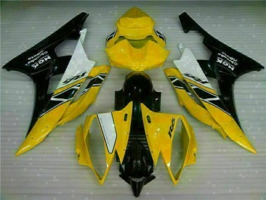 Abs 2006-2007 Yellow Black Yamaha YZF R6 Motorbike Fairing
