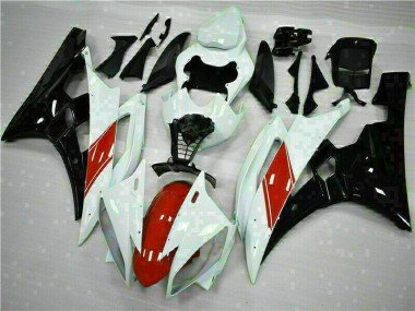 Abs 2006-2007 White Yamaha YZF R6 Replacement Motorcycle Fairings