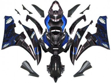 Abs 2006-2007 Black Blue Flame Yamaha YZF R6 Motor Bike Fairings