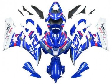 Abs 2006-2007 Blue Star Fiat Yamaha YZF R6 Replacement Motorcycle Fairings