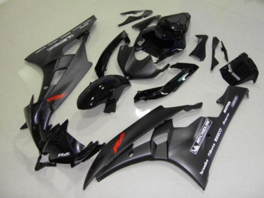 Abs 2006-2007 Black Yamaha YZF R6 Bike Fairings