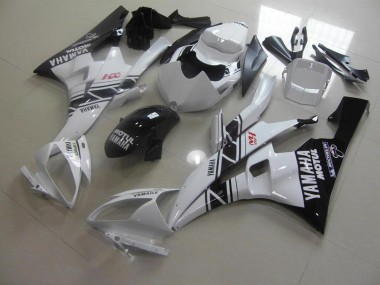 Abs 2006-2007 Black White Yamaha YZF R6 Motorcycle Fairing Kits