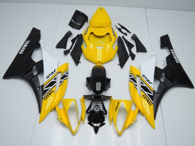 Abs 2006-2007 Yellow OEM Style Yamaha YZF R6 Motorcycle Fairings Kits