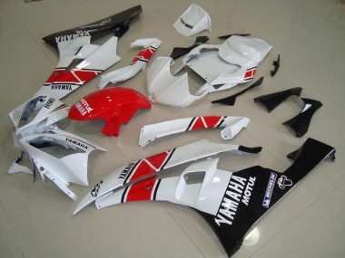 Abs 2006-2007 Red White Black Yamaha YZF R6 Motor Fairings