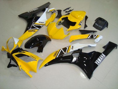 Abs 2006-2007 Yellow Yamaha YZF R6 Motorcycle Fairing