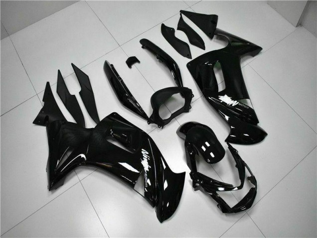 2006-2008 Glossy Black Kawasaki EX650 Motorbike Fairings