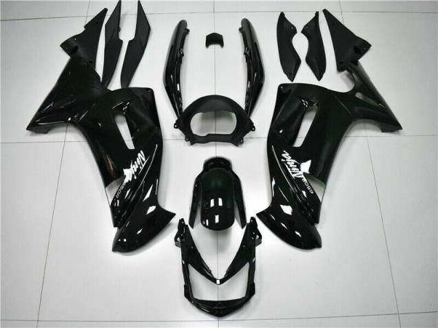 2006-2008 Glossy Black Kawasaki EX650 Motorbike Fairings