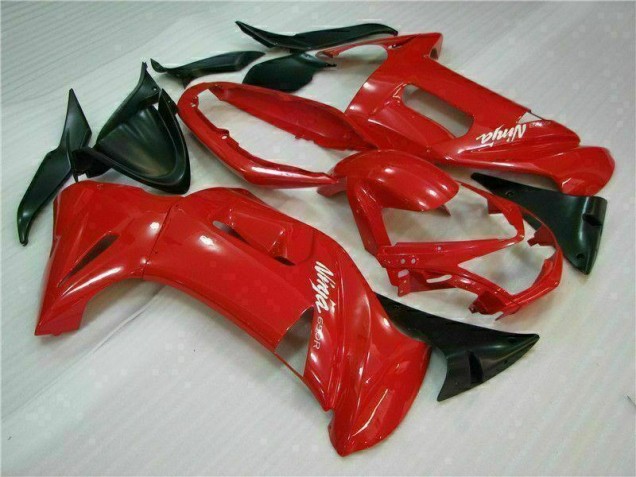 Abs 2006-2008 Glossy Red Kawasaki EX650 Motorbike Fairing