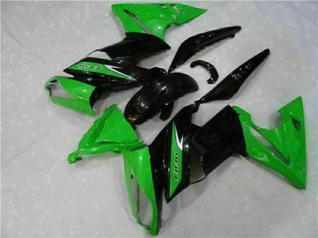 2006-2008 Green Black Kawasaki EX650 Bike Fairings & Bodywork