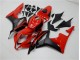 2007-2008 Black Red Honda CBR600RR Motorcycle Fairing Kit