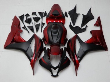 2007-2008 Red Black Honda CBR600RR Bike Fairing