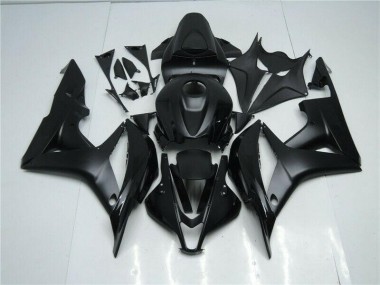 2007-2008 Black Honda CBR600RR Bike Fairing Kit