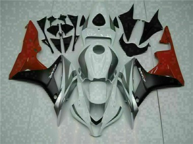 2007-2008 White Black Red Honda CBR600RR Bike Fairings