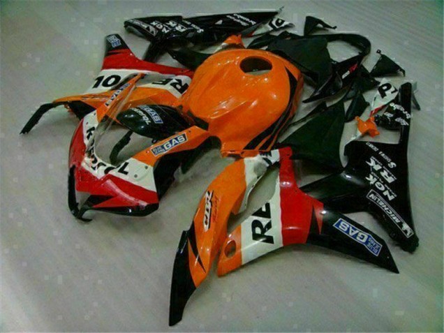 2007-2008 Orange Black Repsol Honda CBR600RR Motorcycle Replacement Fairings