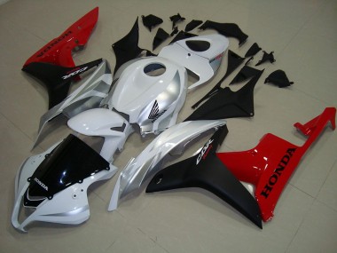 2007-2008 White Black Red Honda CBR600RR Bike Fairing