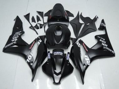 2007-2008 Matte Black Repsol Honda CBR600RR Motorcyle Fairings