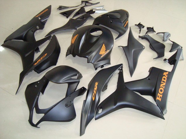 2007-2008 Matte Black Honda CBR600RR Bike Fairing