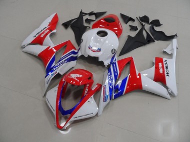 2007-2008 White Red Blue Motul Honda CBR600RR Motorbike Fairing Kits