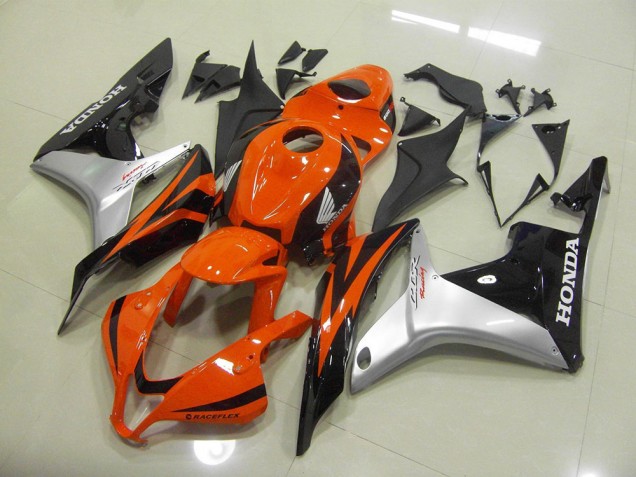 2007-2008 Orange Silver Black Honda CBR600RR Moto Fairings