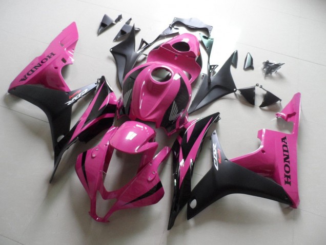 2007-2008 Pink Black Honda CBR600RR Motorbike Fairings