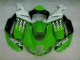 2007-2008 Green White Ninja Kawasaki ZX6R Motorbike Fairing