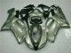 2007-2008 Silver Kawasaki ZX6R Motorcycle Fairings Kits