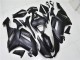 2007-2008 Matte Black Kawasaki ZX6R Bike Fairing Kit