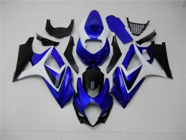 2007-2008 Blue White Black Suzuki GSXR 1000 K7 Motorcylce Fairings