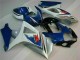 2007-2008 Blue White Suzuki GSXR 1000 K7 Bike Fairings