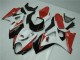 2007-2008 Red White Suzuki GSXR 1000 K7 Motorcycle Bodywork