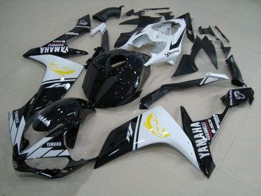 Abs 2007-2008 Black White Dolphin Yamaha YZF R1 Motorcyle Fairings