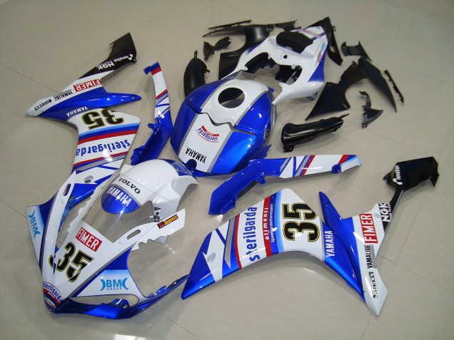 Abs 2007-2008 Blue Stickers Yamaha YZF R1 Motorcycle Fairings