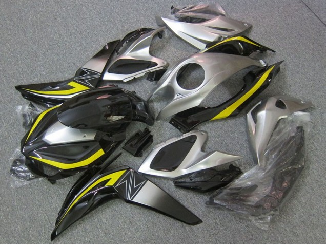 Abs 2007-2009 Black Kawasaki Z1000 Motorcyle Fairings