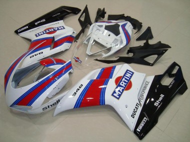 Abs 2007-2014 Martini Ducati 848 1098 1198 Motorcycle Fairing Kits