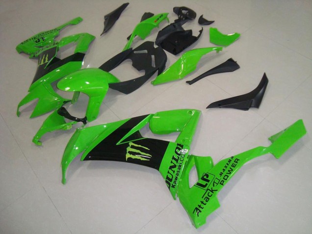 2008-2010 Green Monster Kawasaki ZX10R Motorbike Fairings