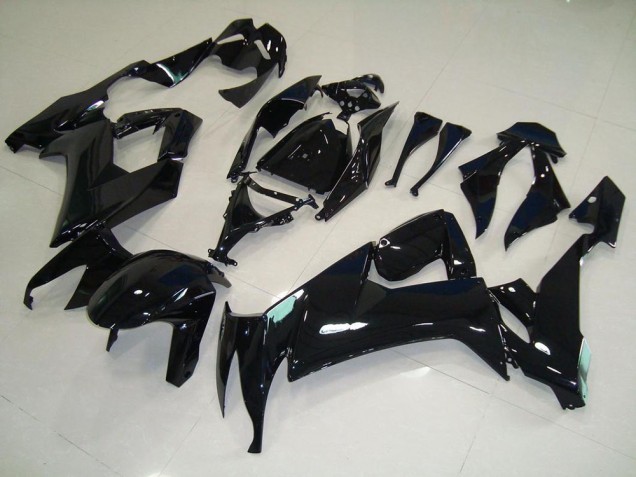 Abs 2008-2010 Glossy Black Kawasaki ZX10R Bike Fairing