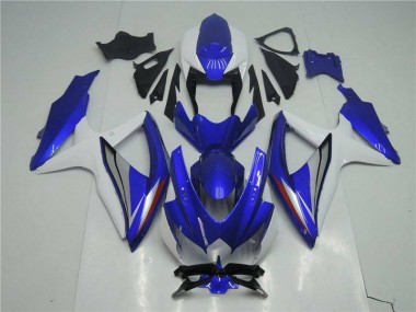 Abs 2008-2010 Blue White Suzuki GSXR 600/750 Motorcylce Fairings