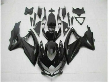 2008-2010 Black Suzuki GSXR 600/750 Motorcycle Fairing