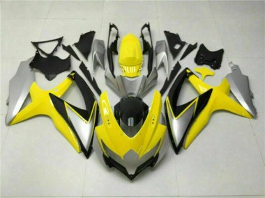 Abs 2008-2010 Yellow Suzuki GSXR 600/750 Replacement Motorcycle Fairings