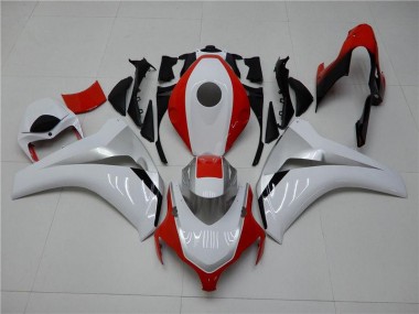 2008-2011 White Red Honda CBR1000RR Motorcylce Fairings