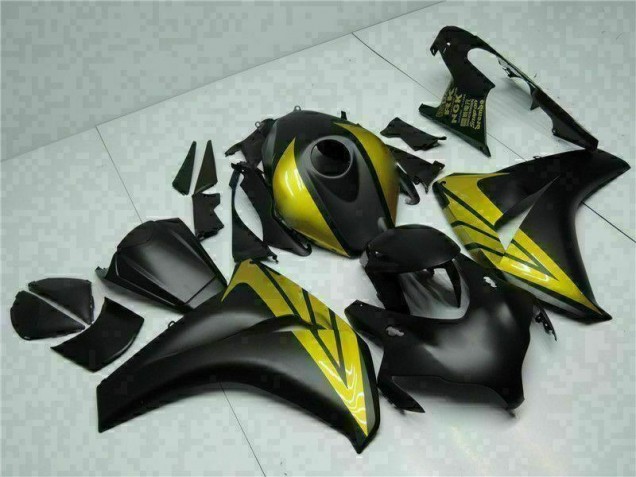 2008-2011 Black Gold Honda CBR1000RR Replacement Motorcycle Fairings