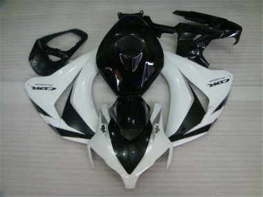 2008-2011 Black White Honda CBR1000RR Motorcycle Fairings