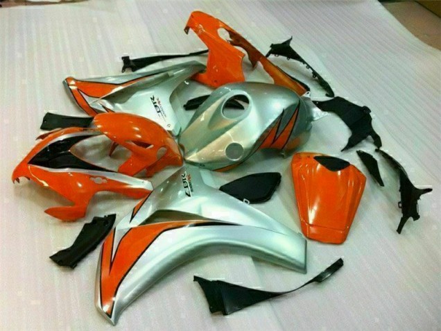 Abs 2008-2011 Silver Orange Honda CBR1000RR Bike Fairings