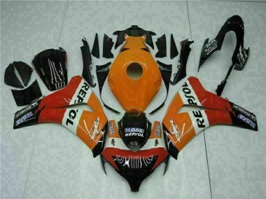 2008-2011 Orange Repsol Honda CBR1000RR Bike Fairing Kit