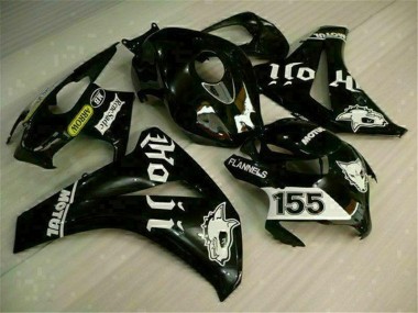 2008-2011 Black Honda CBR1000RR Motorcycle Replacement Fairings