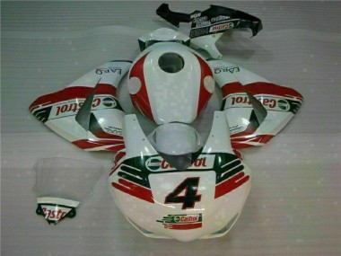 2008-2011 White Castrol 4 Honda CBR1000RR Motorcycle Fairing