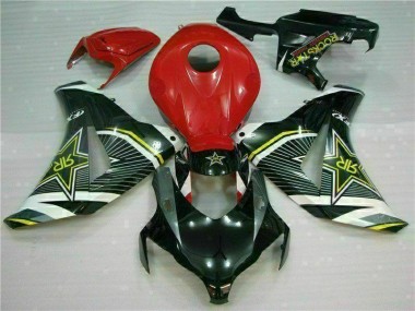 Abs 2008-2011 Red Black Honda CBR1000RR Motorcycle Fairing