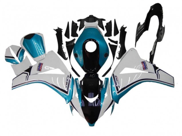 2008-2011 Blue White Black Honda CBR1000RR Replacement Fairings