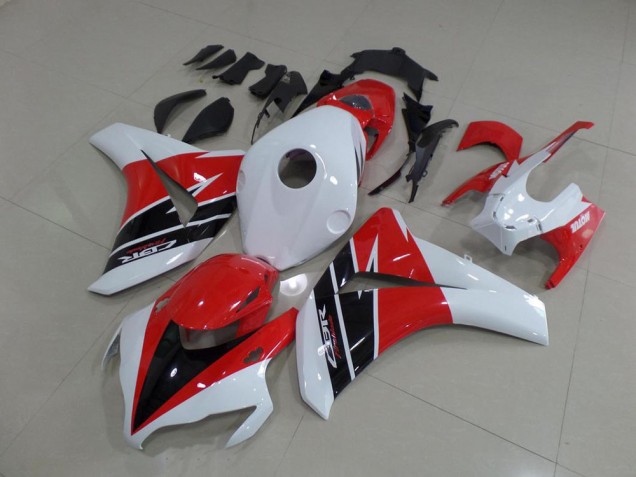 2008-2011 Black White and Red Honda CBR1000RR Motorcycle Bodywork