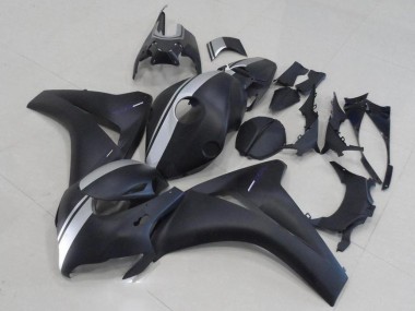 2008-2011 Matte Black and Silver Honda CBR1000RR Motorbike Fairing